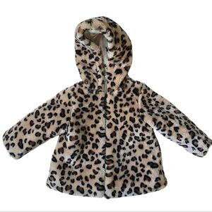 Little me Jacket & coat Leopard print kids Size 18M